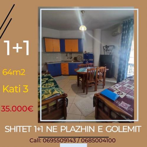 Shitet Apartament 1+1 ne Golem