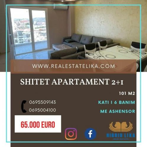 Shitet Apartamente 2+1 ne Golem Qender