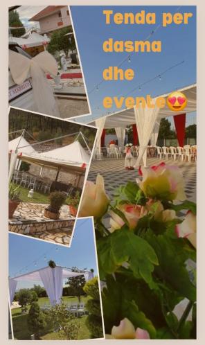 Shërbime me tenda tavolina karrige me qera 
