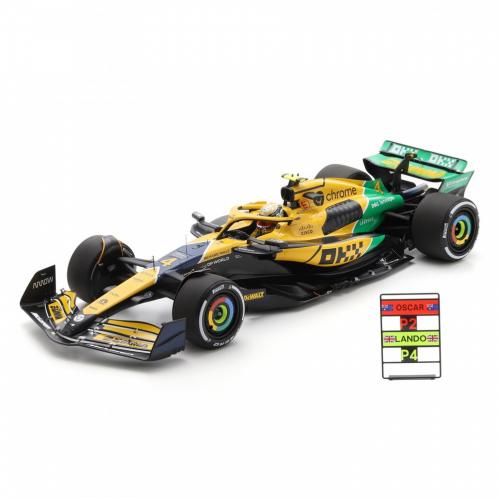 Spark McLaren MCL38 - 2024 Monaco Grand Prix - #4 L. Norris 1:12 Model Car