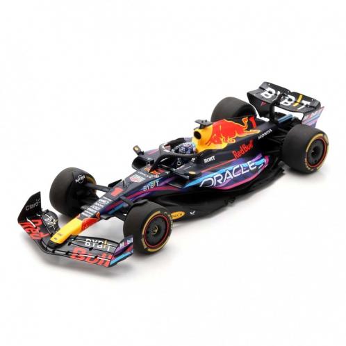 Spark Red Bull RB19 - 1st 2023 Miami Grand Prix - #1 M. Verstappen 1:12 Model Car